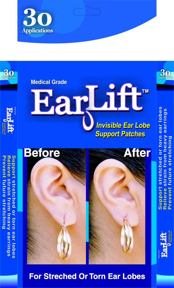 Ear Lobe TapeInvisible Ear Lobe Support Patch for Heavy Earrings Invisible  Waterproof Stickers for Heavy