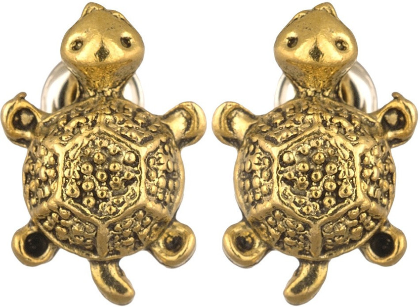 Flipkart Buy Men Style Men Style Small Turtle or Tortoise Gold Stainless Steel Surgical Stud Earring For Men And Women Alloy Stud Earring Online at Best Prices in India