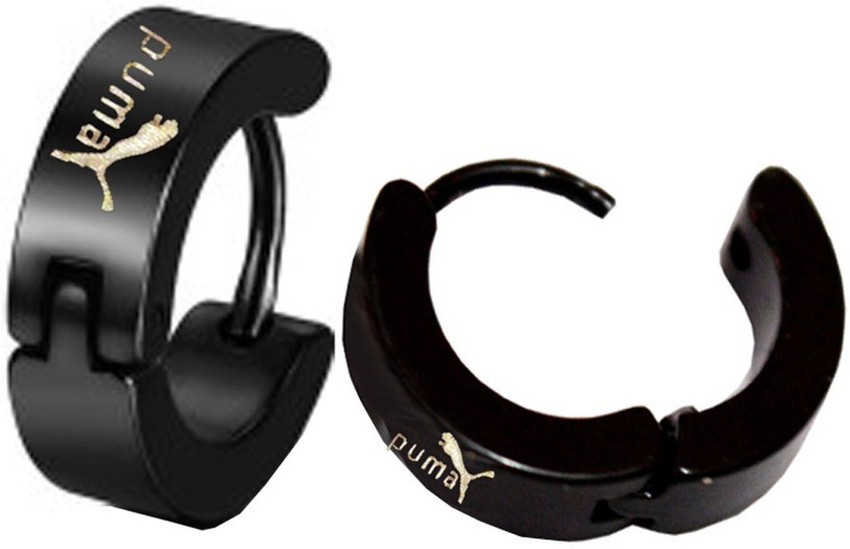 Flipkart Buy Men Style Puma inspired Metal Hoop Earring