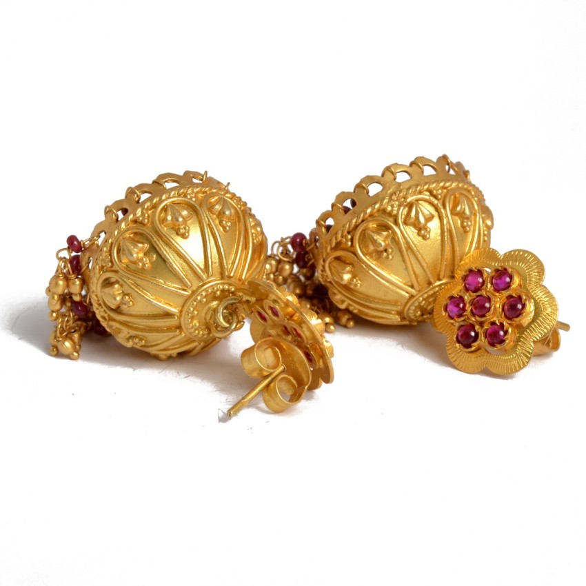 Chandukaka saraf gold store earrings design