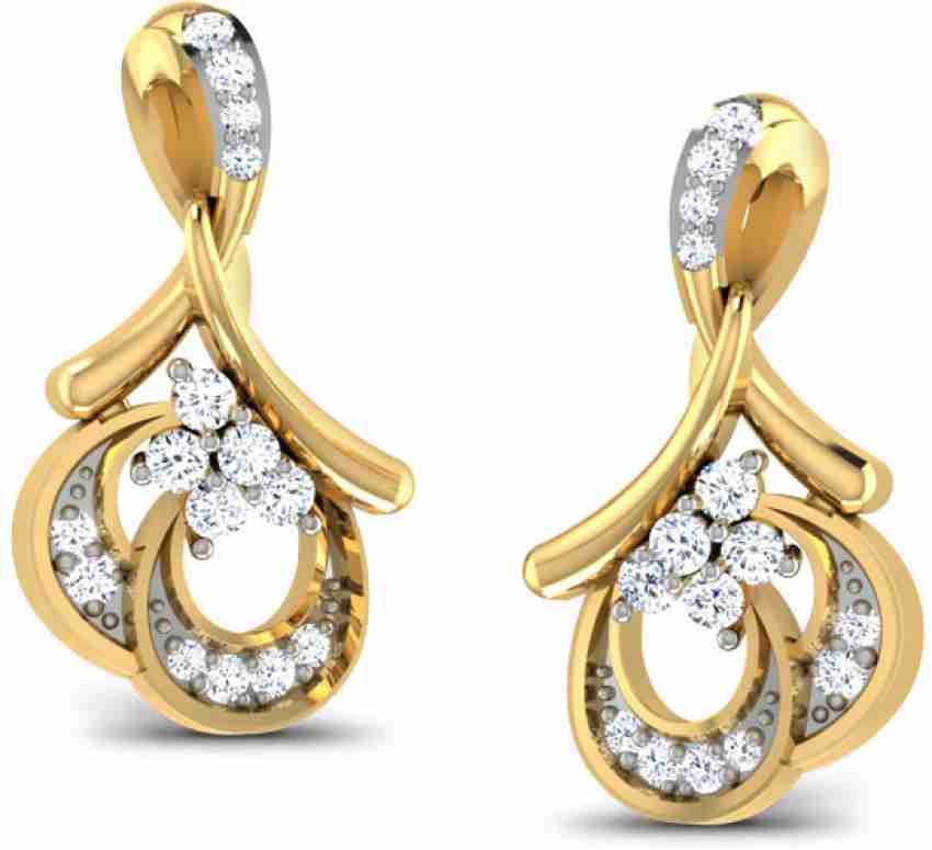 Caratlane earrings deals 22k gold