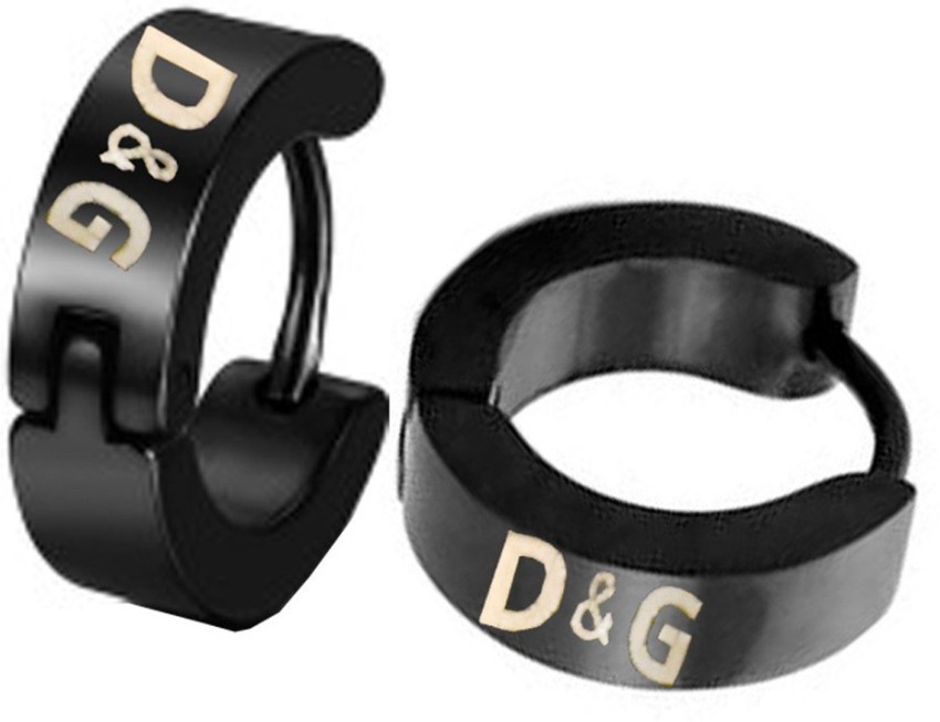 Flipkart.com - Buy Men Style D&G Inspired Metal Hoop Earring Online at Best  Prices in India