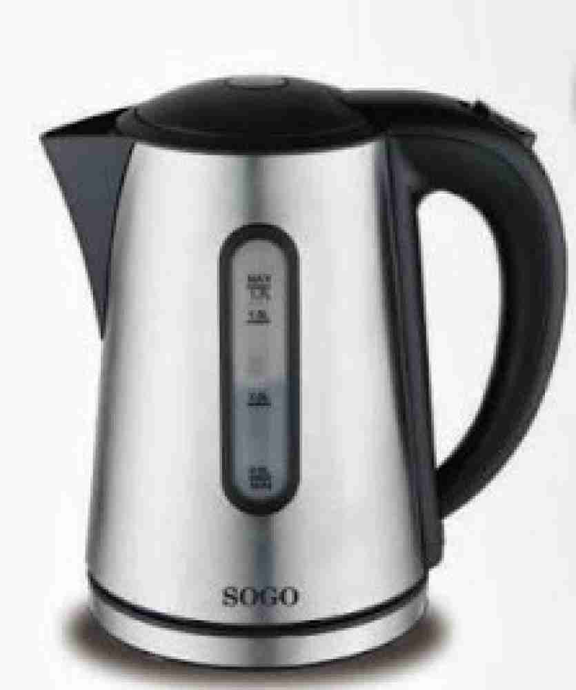 WiFi wireless kettle Sogo, stainlees steel, fast, powerful, portable,  clean, tea kettle, kettle, electric kettles