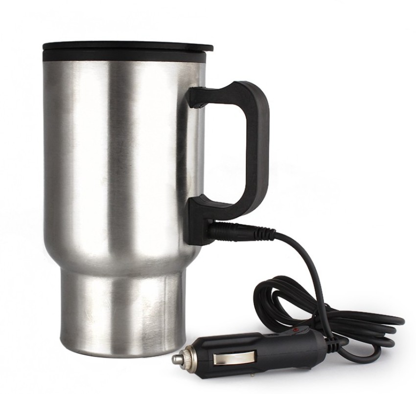 WONDERWORLD ® 12V Car Heating Cup Auto Adapter Heated Travel Mug Stainless  Steel Thermos with Airtight Lid Electric Kettle Price in India - Buy  WONDERWORLD ® 12V Car Heating Cup Auto Adapter