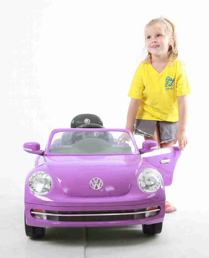 Barbie volkswagen beetle battery powered ride on best sale