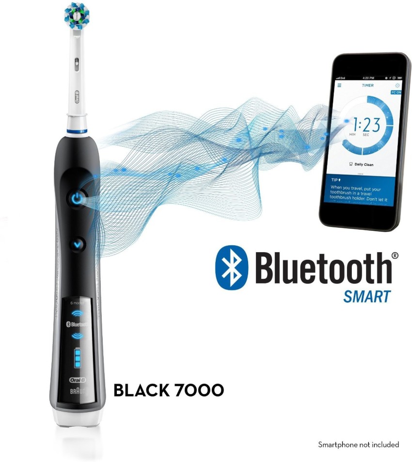 Oral-B Black 7000 with Bluetooth Technology Electric Rechargeable Toothbrush