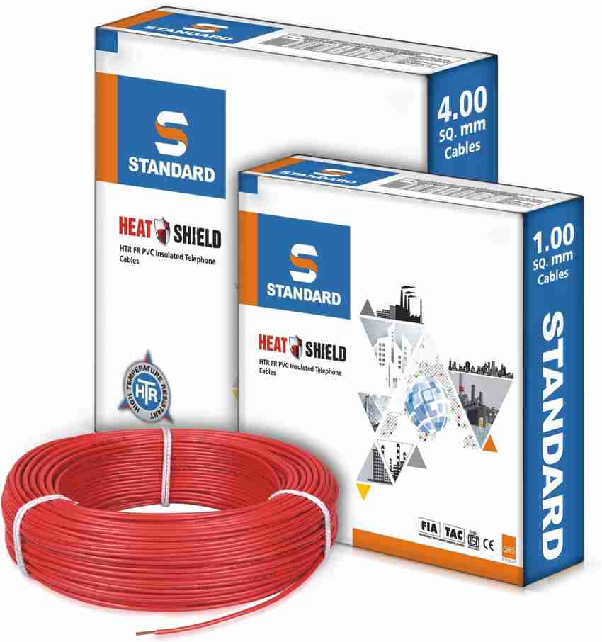 HAVELLS HTR FR PVC 1 sq/mm Red, White, Green, Blue, Black, Yellow 90 m Wire  Price in India - Buy HAVELLS HTR FR PVC 1 sq/mm Red, White, Green, Blue,  Black, Yellow