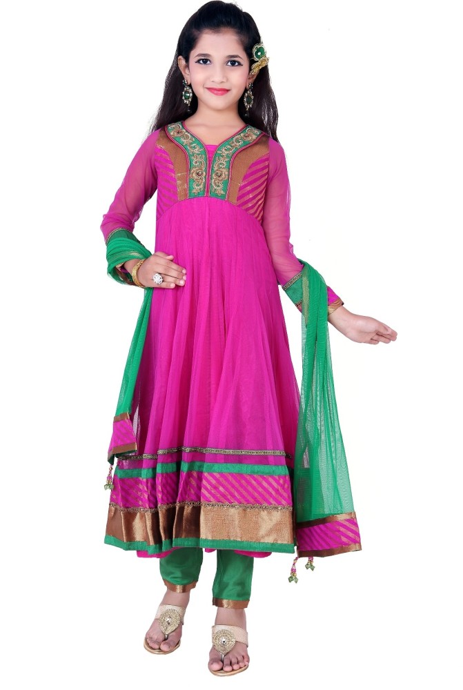 For Kids Girls Kurta and Churidar Set Price in India Buy For