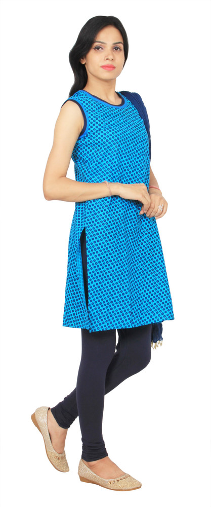 Blue kurta matching leggings hotsell