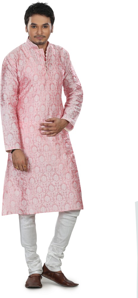 PRAPTI Men Kurta Churidar Set Buy Pink PRAPTI Men Kurta Churidar Set Online at Best Prices in India Flipkart