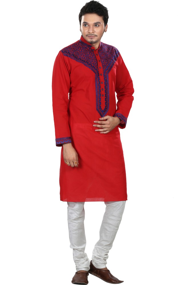 PRAPTI Men Kurta Churidar Set Buy Red PRAPTI Men Kurta Churidar Set Online at Best Prices in India Flipkart