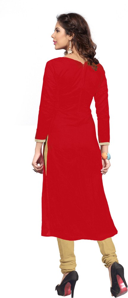 Plain flair outlet churidar