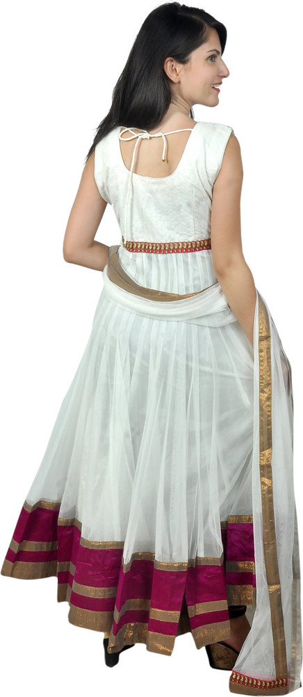 Flipkart white shop churidar