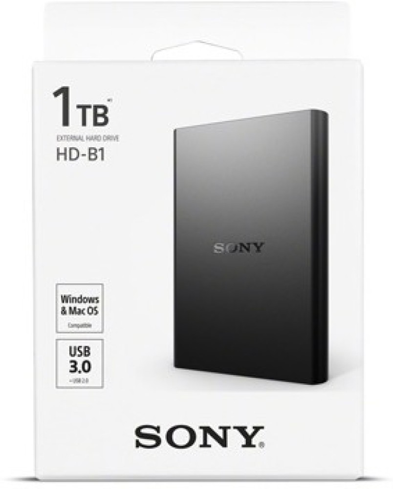 SONY 1 TB Wired External Hard Disk Drive (HDD) - SONY : Flipkart.com