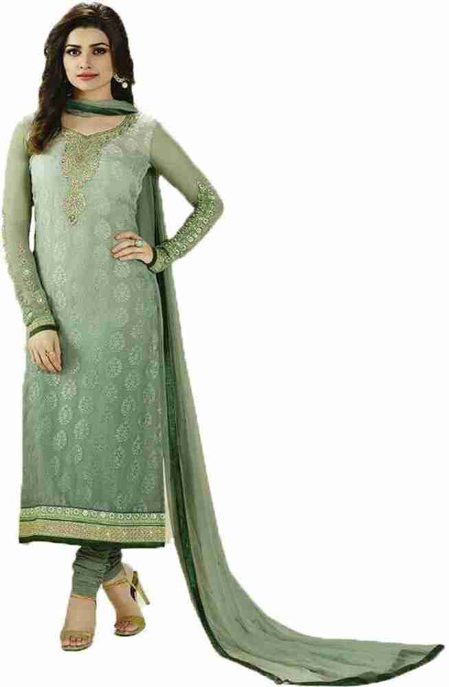 Vinay Fashion LLP Poly Georgette Embroidered Salwar Suit Material Price in India Buy Vinay Fashion LLP Poly Georgette Embroidered Salwar Suit Material online at Flipkart
