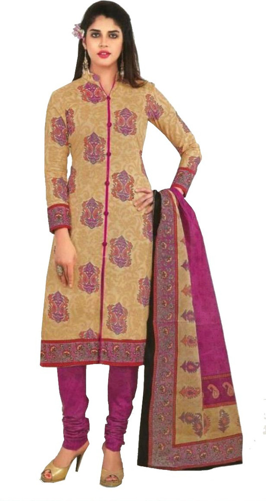 Shree Ganesh Pranjul Cotton Blend Printed Salwar Suit Material