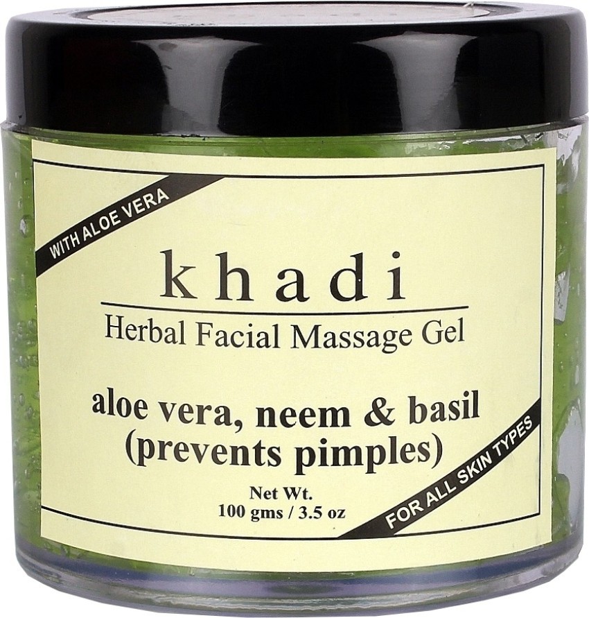 KHADI NATURAL Herbal Facial Massage Gel Aloe Vera Neem