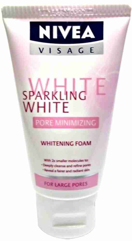 Nivea sparkling shop white facial foam