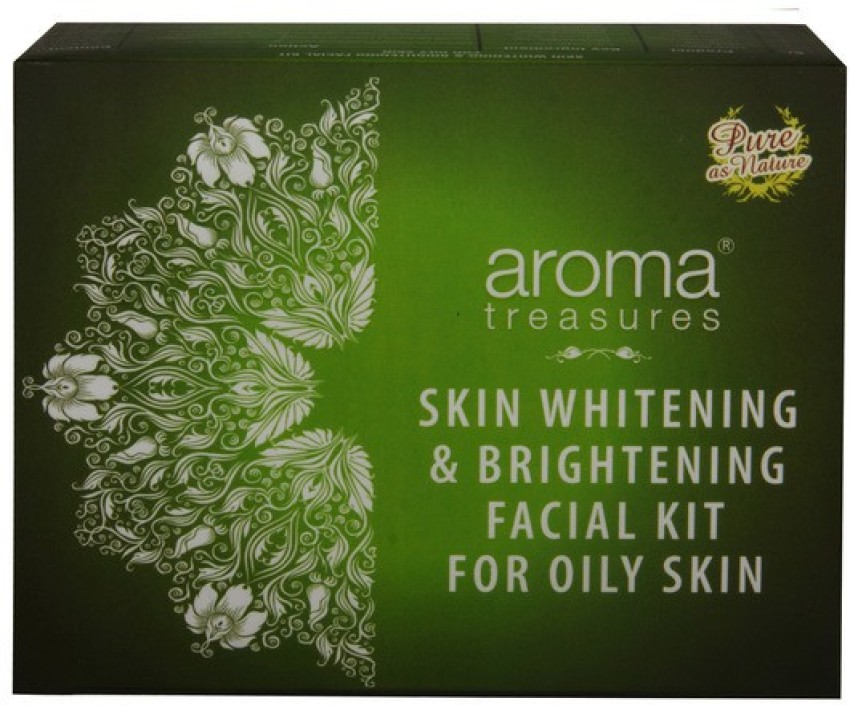 AROMA TREASURES Skin Whitening Brightening Facial Kit for