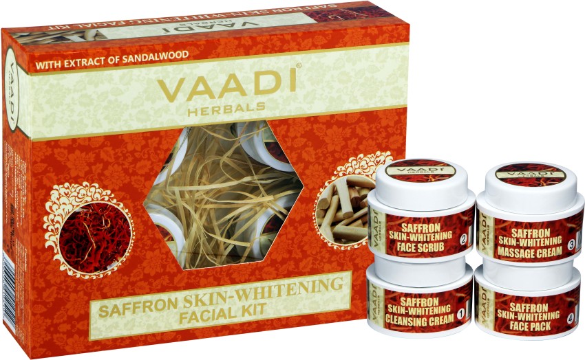 VAADI HERBALS Saffron Skin whitening Facial Kit With Sandalwood