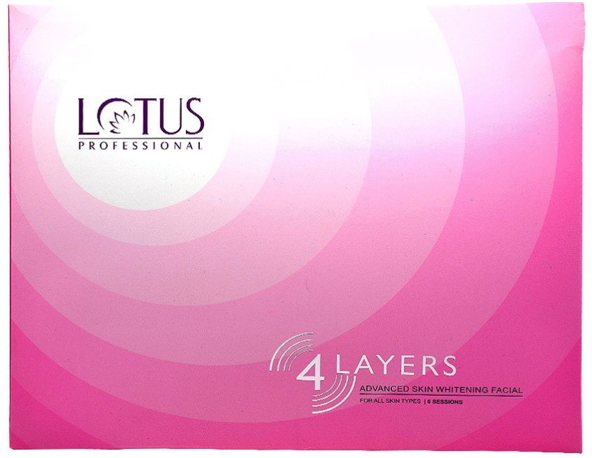 LOTUS Professional 4 Layers Advanced Skin Whiteing Facial Kit