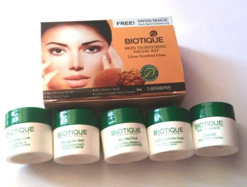 BIOTIQUE Skin tightening Facial Kit Big Set of4 Price in India