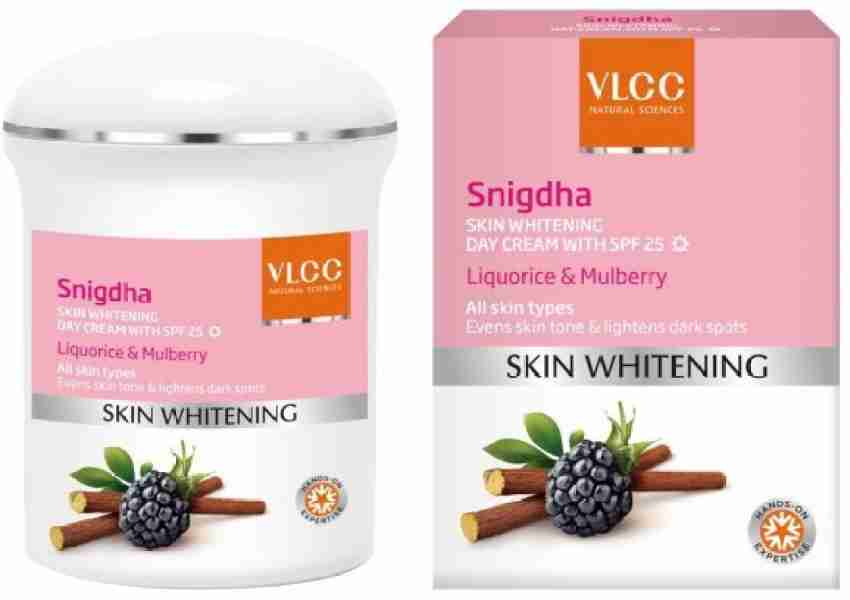 VLCC Snigdha Skin Whitening Day Cream with SPF 25 liquorice mulberry