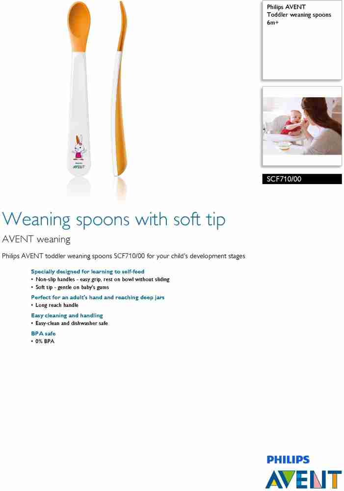 Avent spoon hot sale