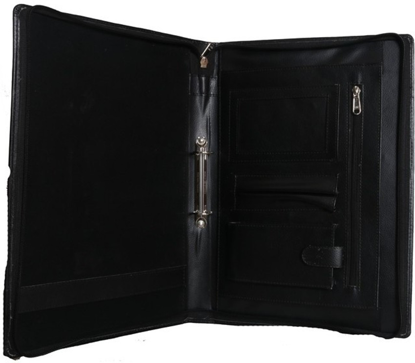 Leather document file cheap bag