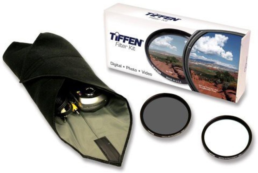 Tiffen 77Mm Lens Kit Includes Digital Ultra Clear Filter Clear