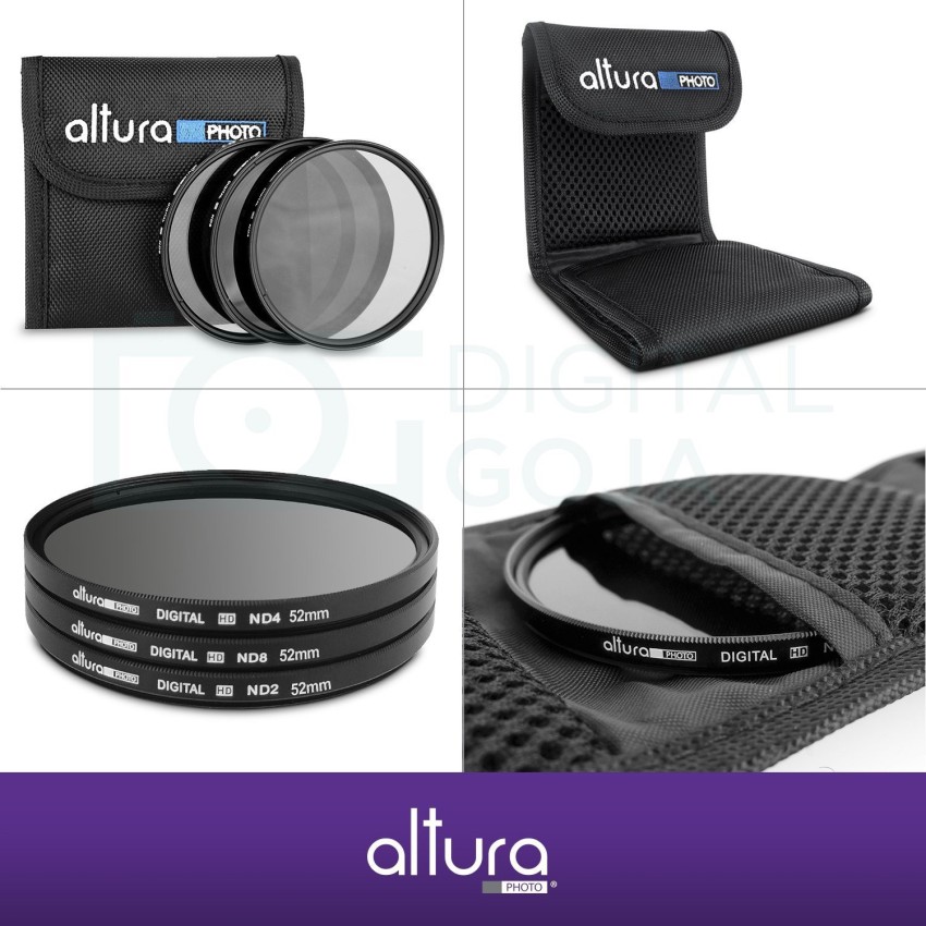 Goja 52Mm Complete Lens Filter Accessory Kit For Nikon Dslr Camera