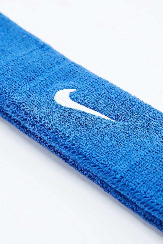 Nike swoosh cheap headband blue