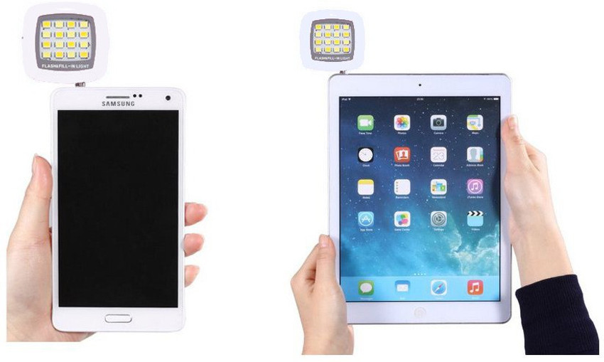 iCam Flashlight Selfie For Apple Samsung HTC Sony Android