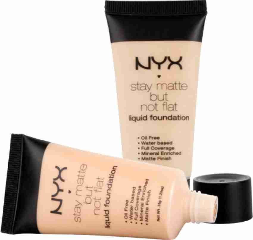 NYX Stay Matte But Not Flat Liquid Foundation - Nude Beige