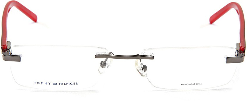 TOMMY HILFIGER Rimless Rectangle Frame Price in India Buy TOMMY