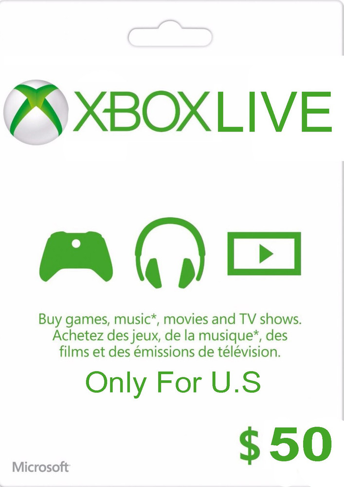 Xbox 50 usd top