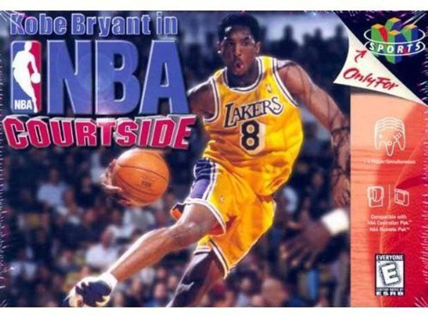 Kobe deals bryant courtside