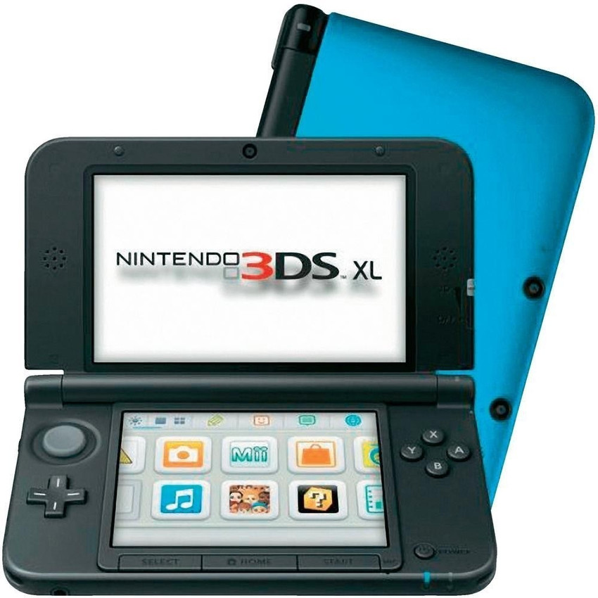 Nintendo 3ds xl shop blue and black
