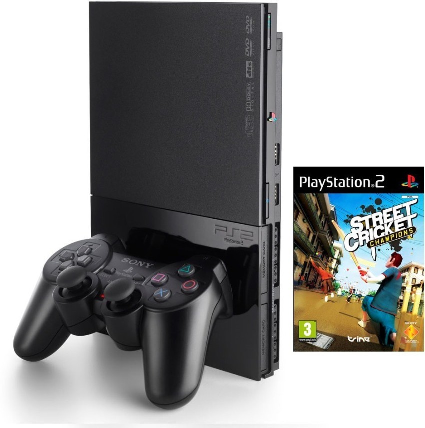 SONY PlayStation 2 (PS2) with Street Cricket Champions Price in India - Buy SONY  PlayStation 2 (PS2) with Street Cricket Champions Black Online - SONY 