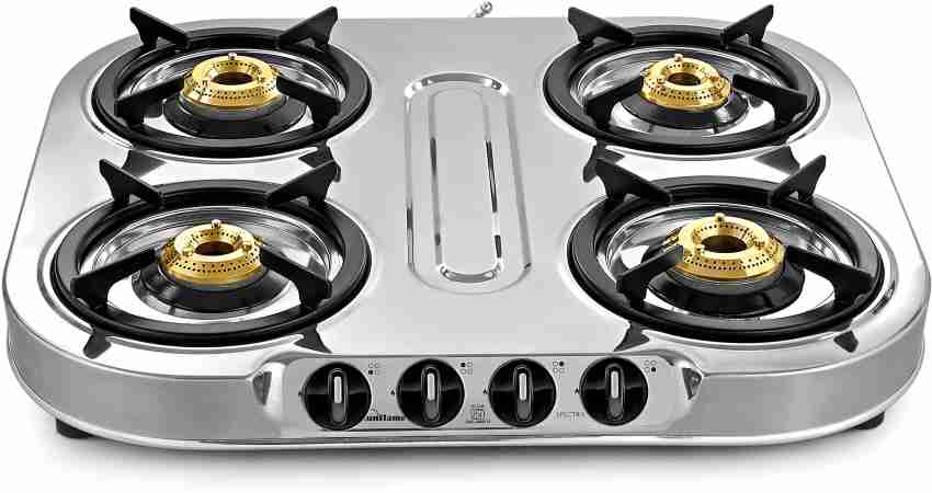 Sunflame gas stove 4 burner outlet stainless steel price