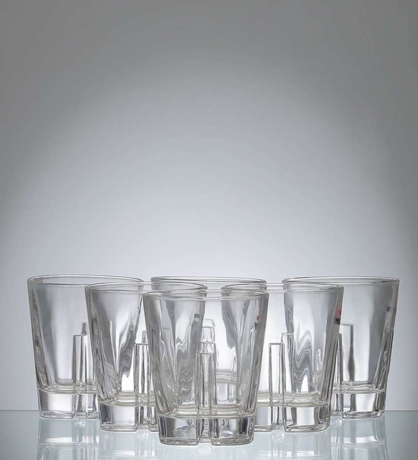 6 Pcs Yujing Drinking Glass / Shorbot design Glass Set -220ml