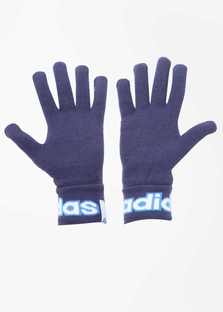 Adidas navy outlet gloves