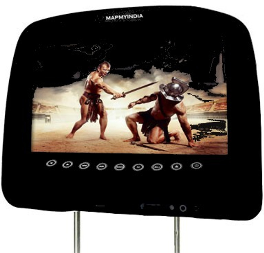 Universal car outlet headrest monitor