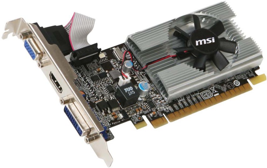 MSI NVIDIA GeForce 210 1 GB DDR3 Graphics Card MSI Flipkart