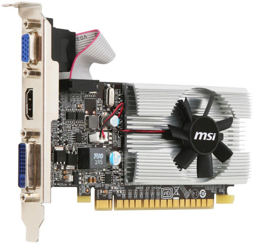 MSI NVIDIA GeForce 210 1 GB DDR3 Graphics Card MSI Flipkart