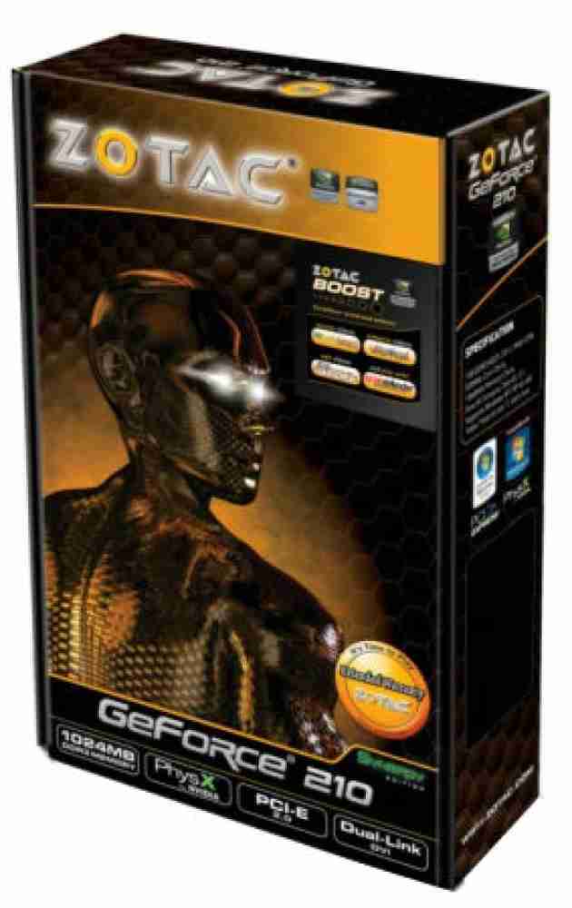 ZOTAC NVIDIA GeForce GT210 1 GB DDR3 Graphics Card