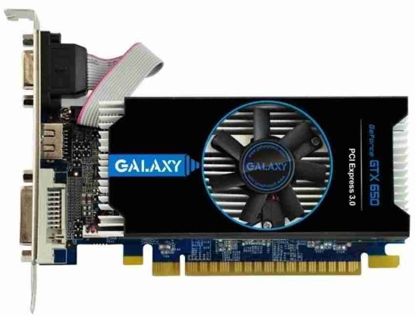 GALAXY NVIDIA GTX 650 1GB LP 1 GB GDDR5 Graphics Card - GALAXY