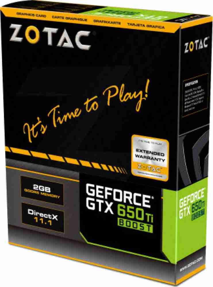 Zotac 650 ti online boost