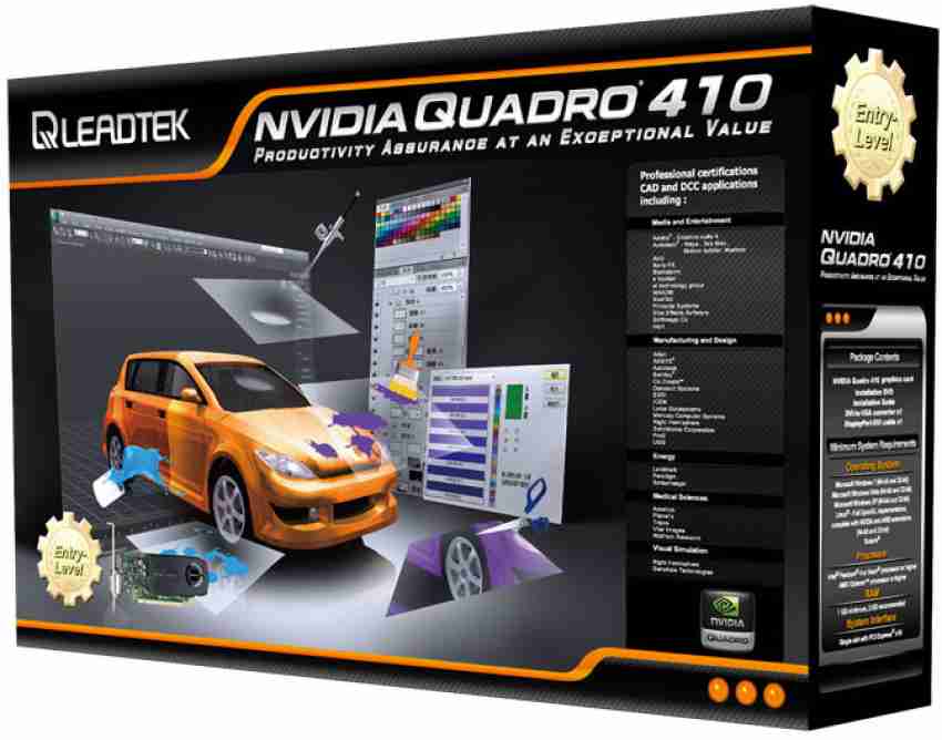 Leadtek NVIDIA Quadro 410 512 MB DDR3 Graphics Card - Leadtek : Flipkart.com