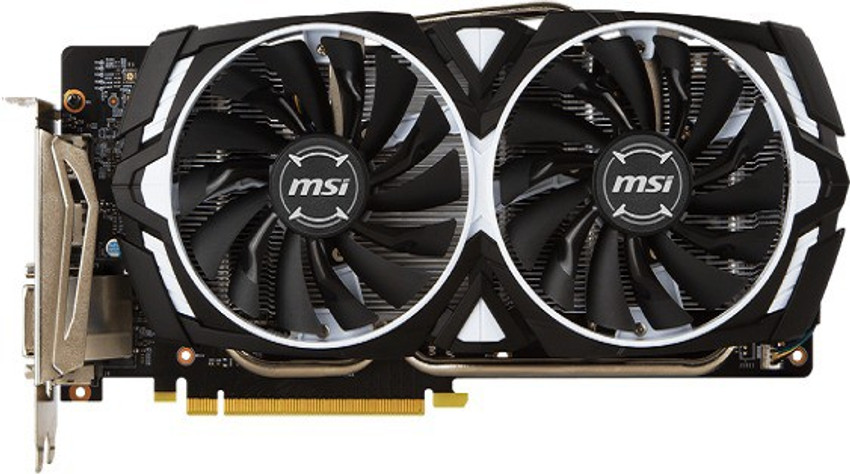 MSI NVIDIA Geforce GTX 1060 ARMOR 6G OCV1 6 GB GDDR5 Graphics Card 